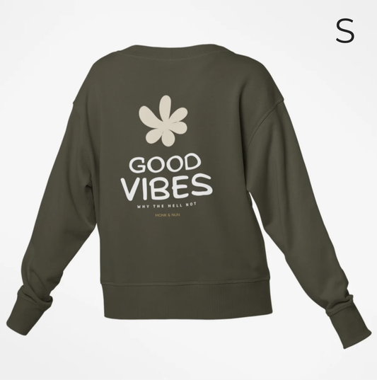 BD-Unisex Sweater "GOOD VIBES" -Backprint (Copy)