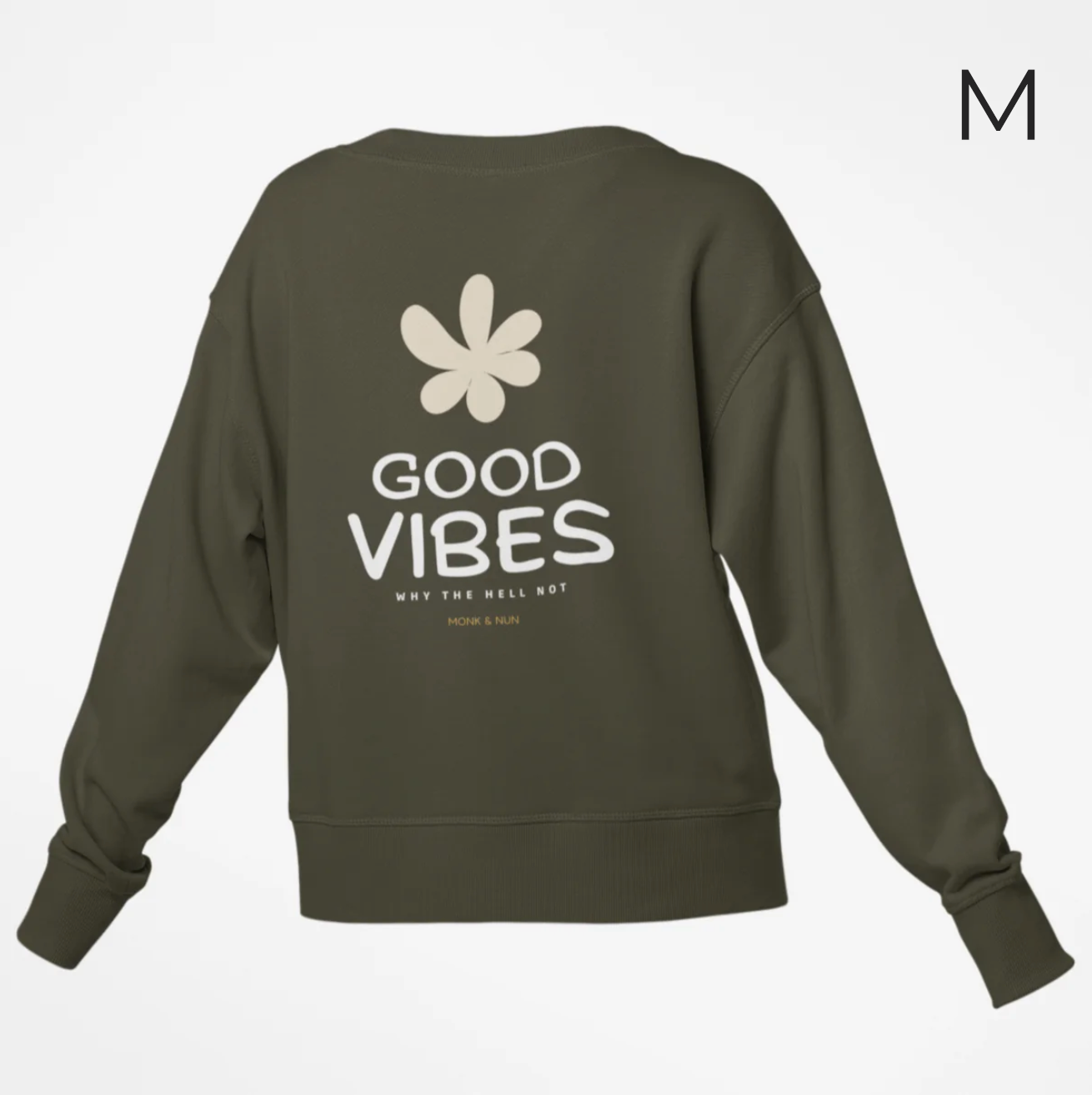 BD-Unisex Sweater "GOOD VIBES" -Backprint