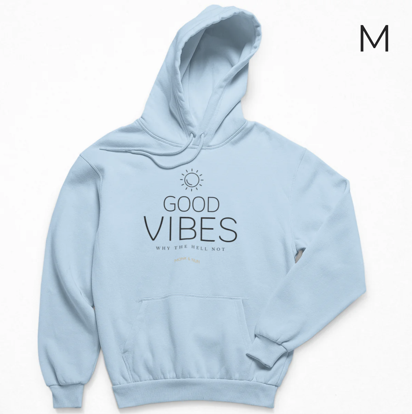 BD-Unisex Hoodie regular fit "GOOD VIBES" Front-Print