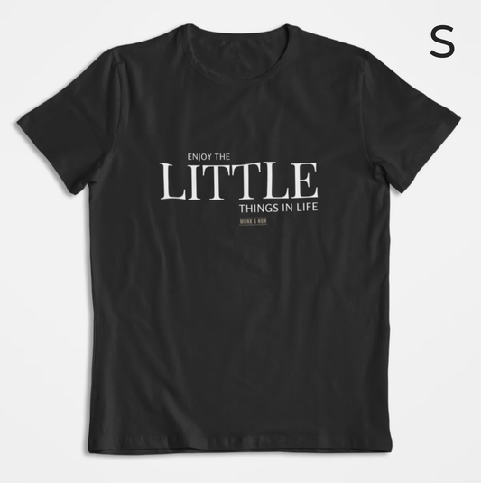 BD-Unisex T-Shirt "ENJOY THE LITTLE THINGS IN LIFE" sommerlich leicht
