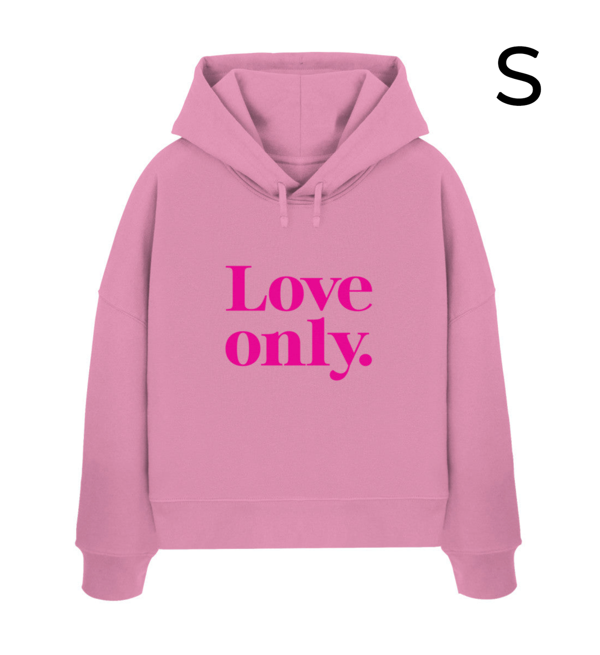 BD-Boxcut Hoodie "LOVE ONLY"