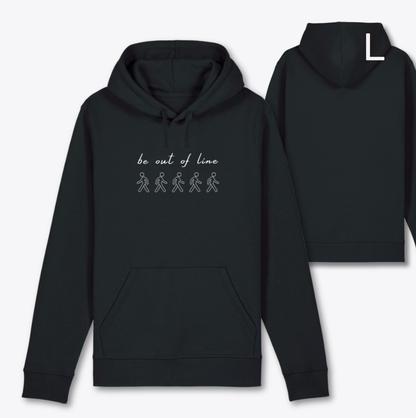 BD-Unisex Hoodie regular fit "BE OUT OF LINE"