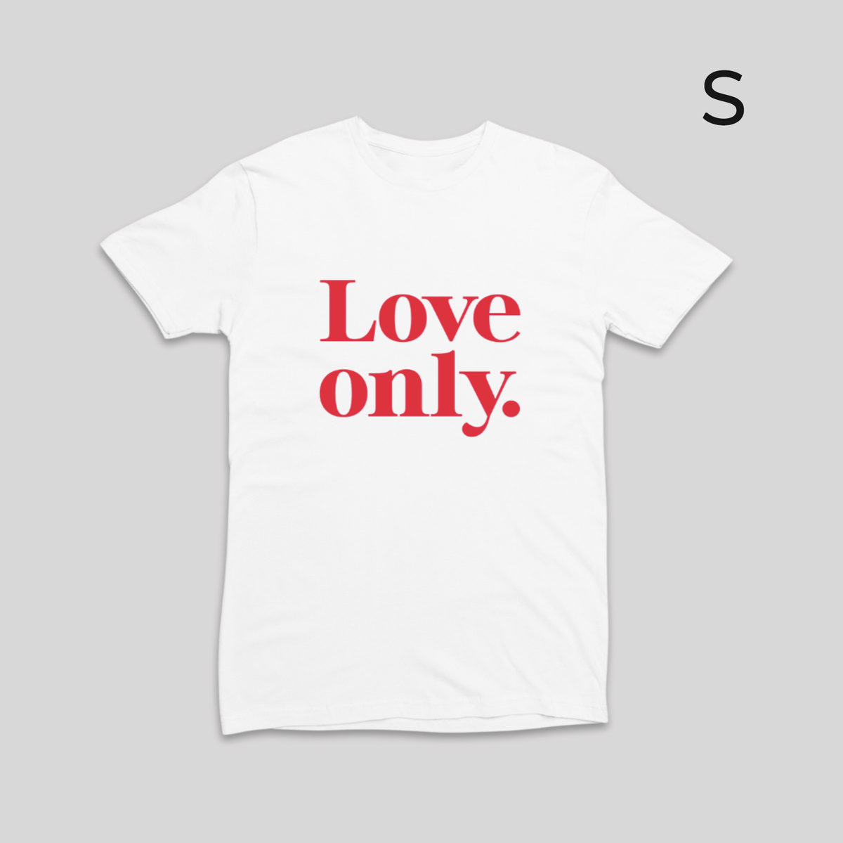 BD-Damen T-Shirt slim fit stretchy "LOVE ONLY"