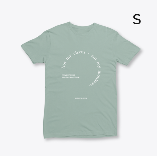BD-Damen T-Shirt slim fit stretchy "NOT MY CIRCUS"