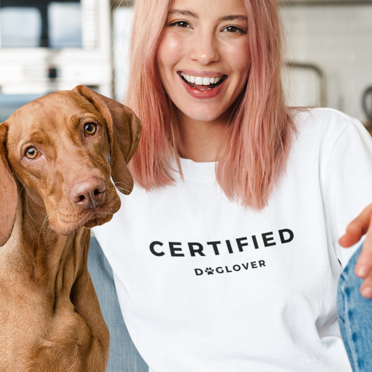 Unisex T-Shirt "CERTIFIED DOGLOVER" Bio-Baumwolle