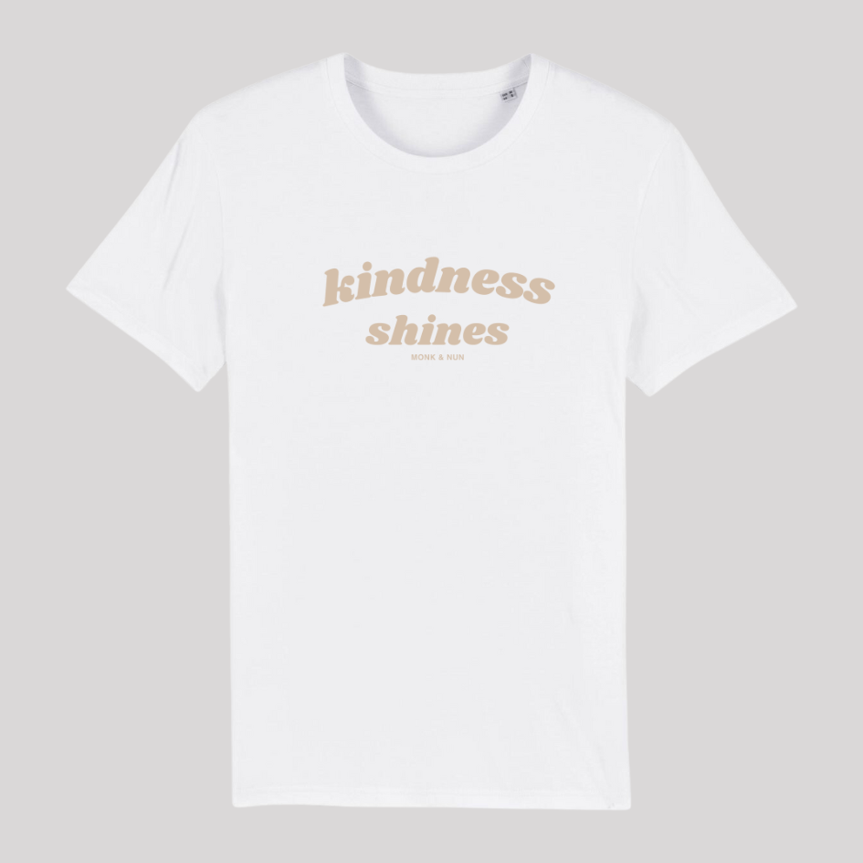 Unisex T-Shirt "KINDNESS SHINES" Bio-Baumwolle