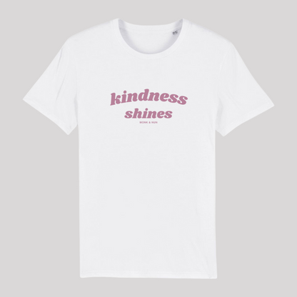 Unisex T-Shirt "KINDNESS SHINES" Bio-Baumwolle