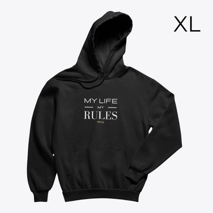 BD-Unisex Hoodie regular fit "MY LIFE MY RULES"