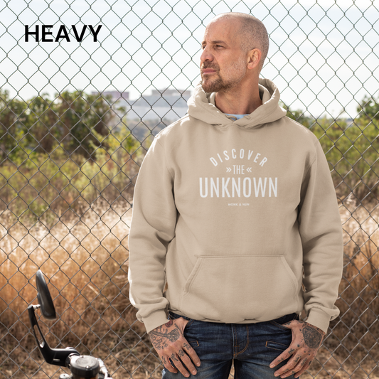 HEAVY Hoodie Unisex "DISCOVER THE UNKNOWN"