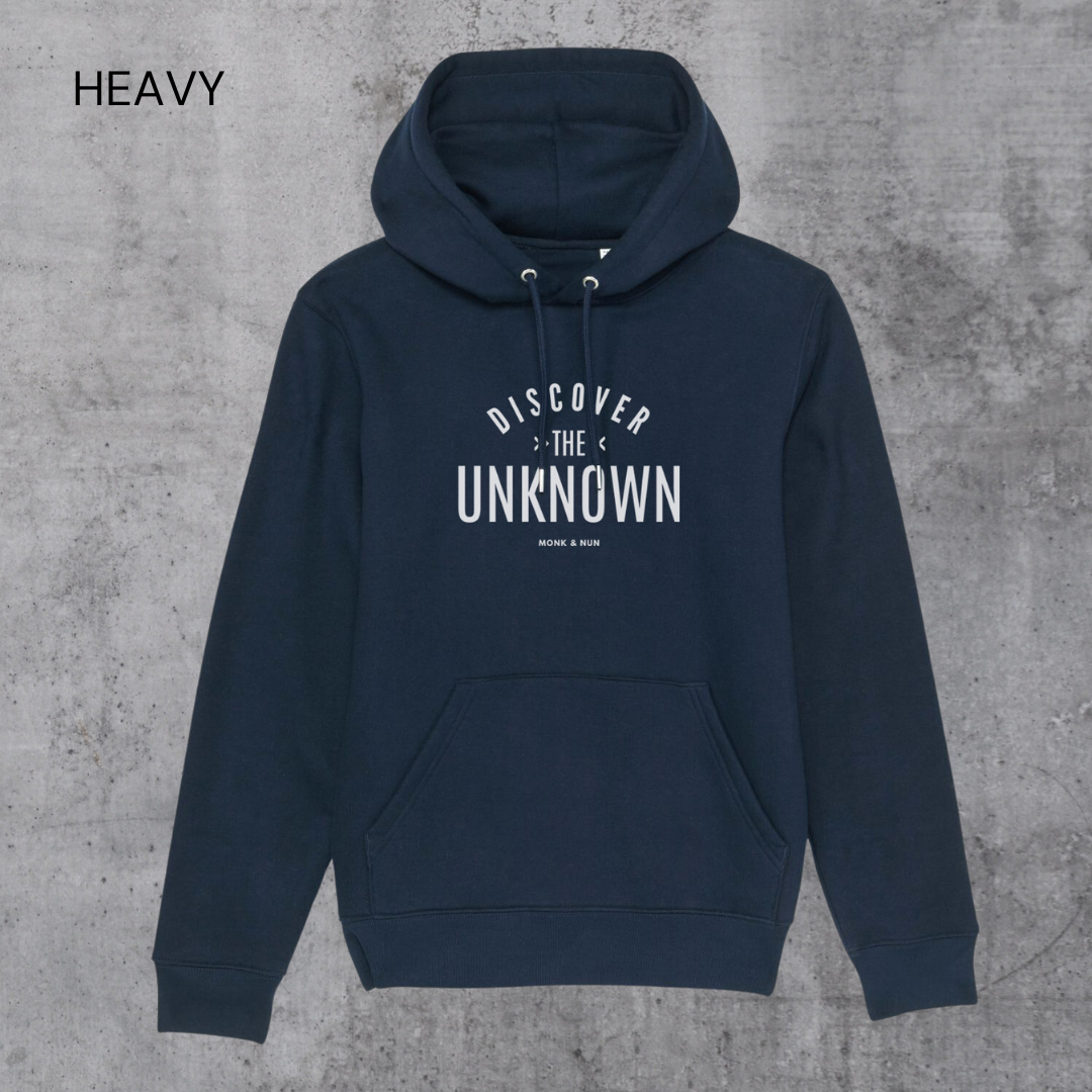 HEAVY Hoodie Unisex "DISCOVER THE UNKNOWN"