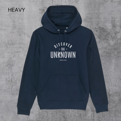 HEAVY Hoodie Unisex "DISCOVER THE UNKNOWN"