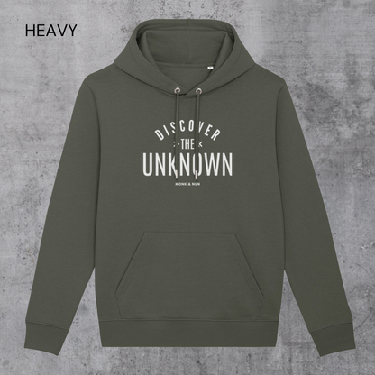 HEAVY Hoodie Unisex "DISCOVER THE UNKNOWN"