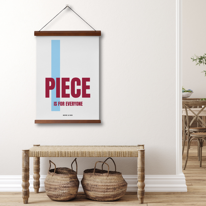 Poster "PIECE IS FOR EVERYONE"