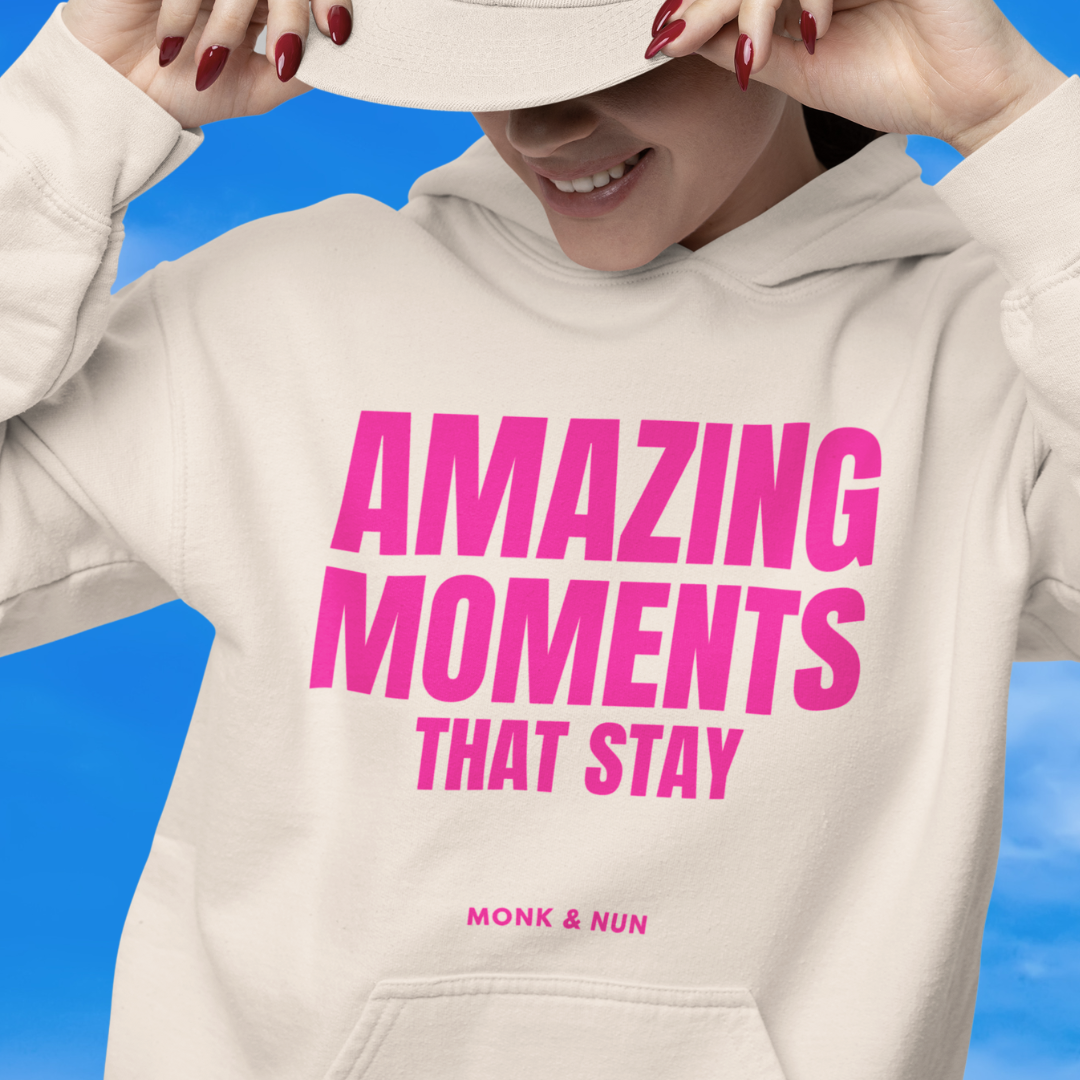 Damen Hoodie regular fit "AMAZING MOMENTS..."