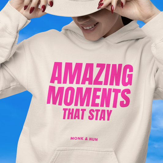 Damen Hoodie regular fit "AMAZING MOMENTS..."