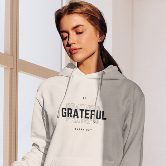 Damen Hoodie regular fit "BE GRATEFUL EVERY DAY"