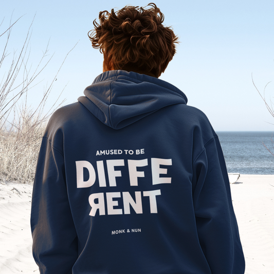 Bio Hoodie Unisex "AMUSED TO BE DIFFERENT"