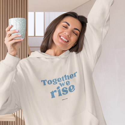 Damen Hoodie regular fit "TOGETHER WE RISE"