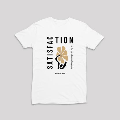 Damen T-Shirt slim fit stretchy "SATISFACTION"