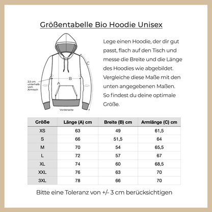 BD-Unisex Hoodie regular fit "UNIKAT-NICHT ERSETZBAR" Backprint