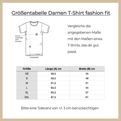 Damen T-Shirt fashion fit "YOUR ONLY LIMIT IS YOUR MIND"