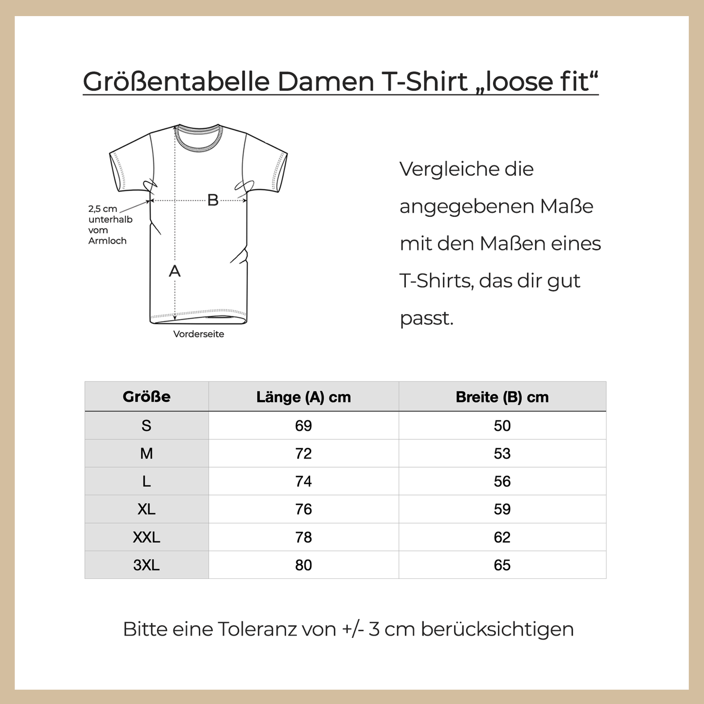 Damen T-Shirt loose fit "MY LIFE MY RULES" Bio-Baumwolle