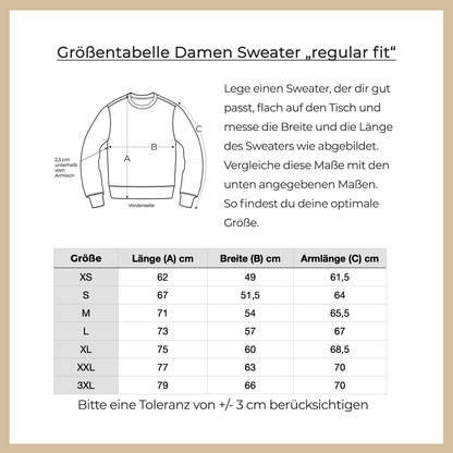 Damen Sweater regular fit "STAY SALTY"