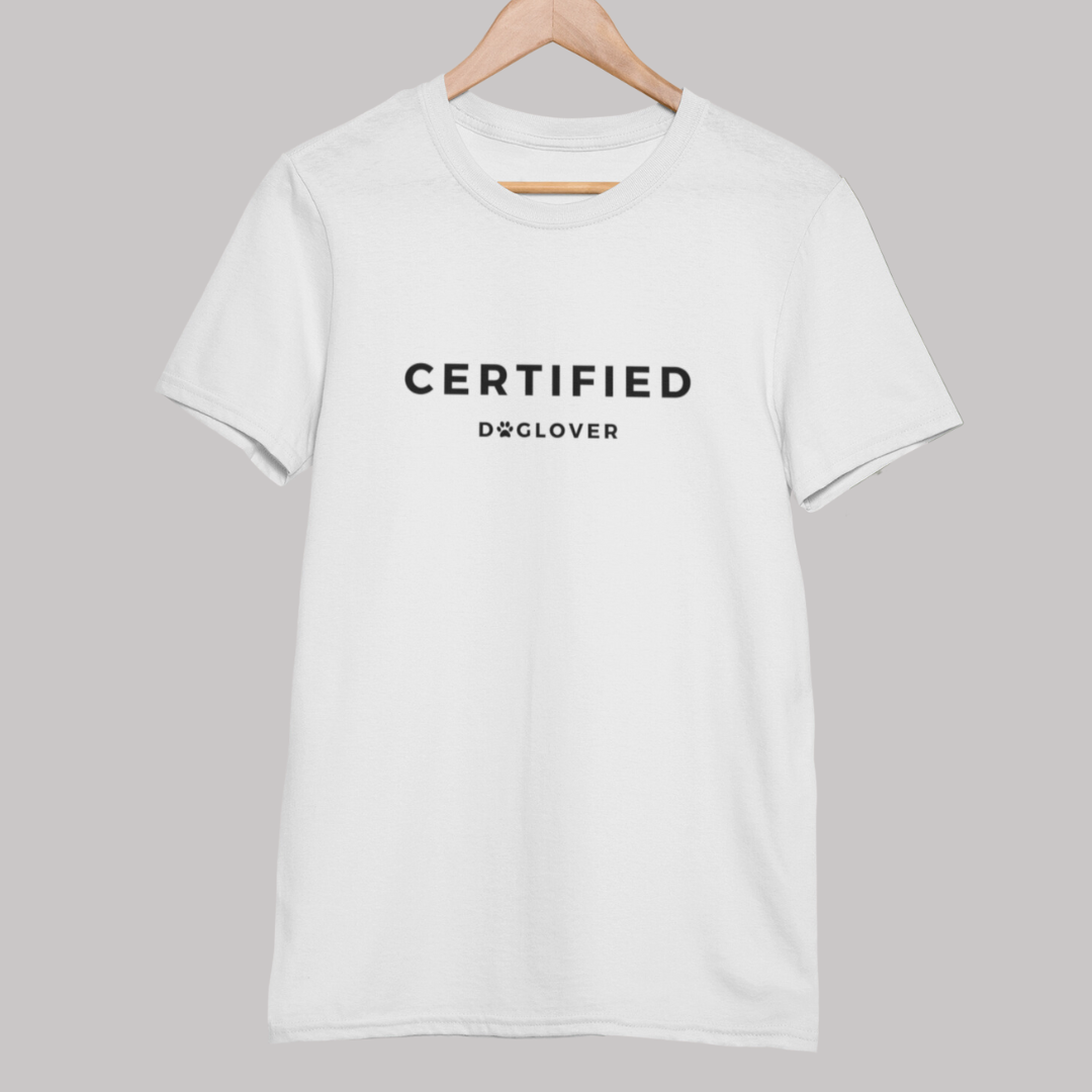 Unisex T-Shirt "CERTIFIED DOGLOVER" Bio-Baumwolle