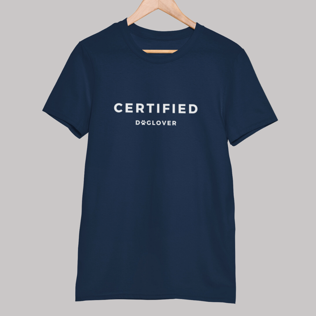 Unisex T-Shirt "CERTIFIED DOGLOVER" Bio-Baumwolle