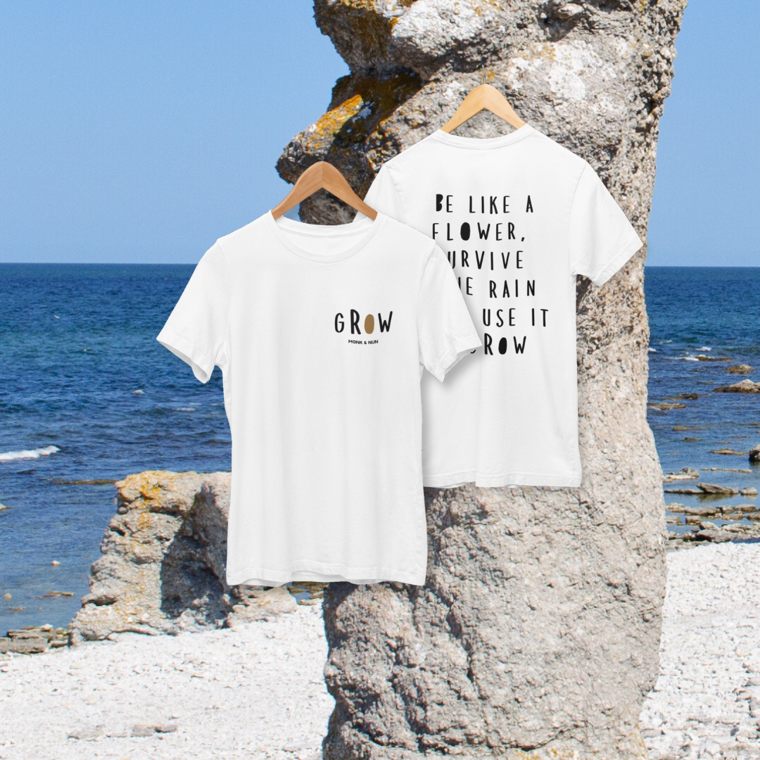 Unisex T-Shirt "BE LIKE A FLOWER" Bio-Baumwolle