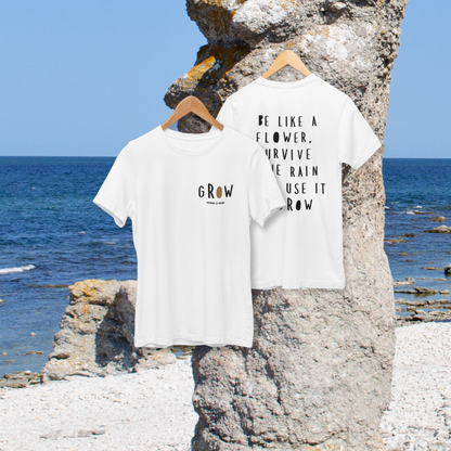 Unisex T-Shirt "BE LIKE A FLOWER" Bio-Baumwolle