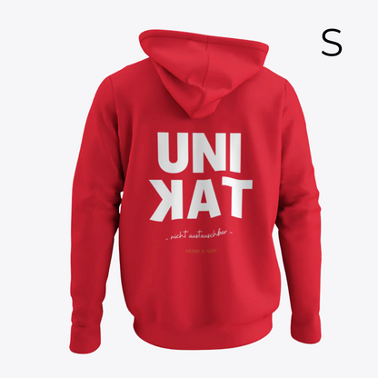 BD-Unisex Hoodie regular fit "UNIKAT-NICHT AUSTAUSCHBAR" Backprint
