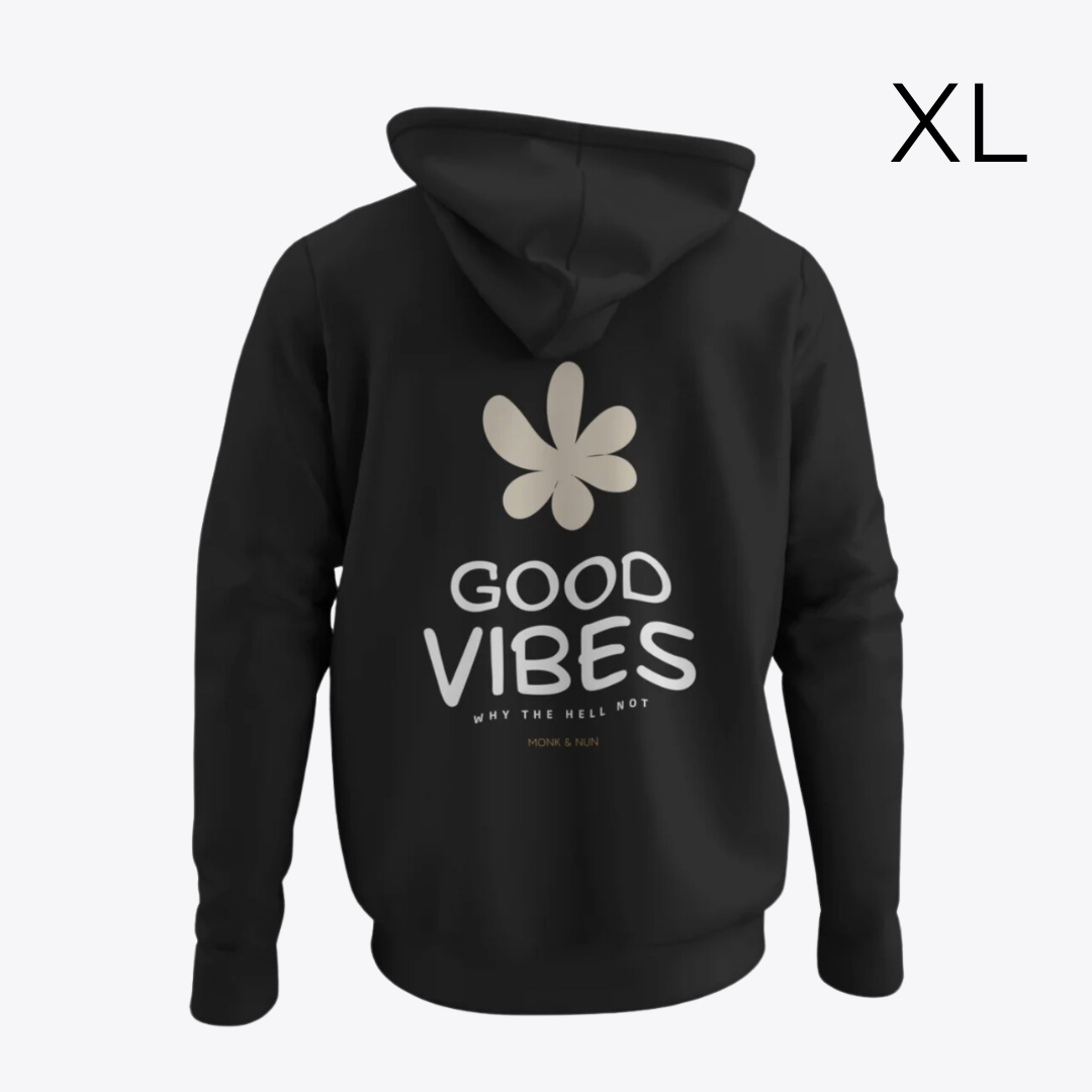 BD-Unisex Hoodie regular fit "GOOD VIBES" Backprint