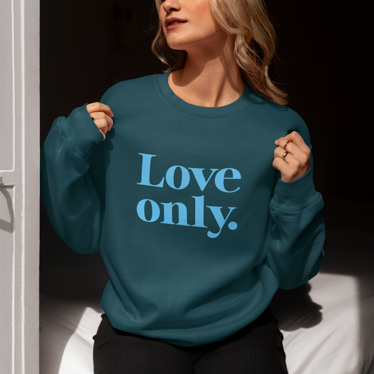 Damen Sweater oversized fit "LOVE ONLY"