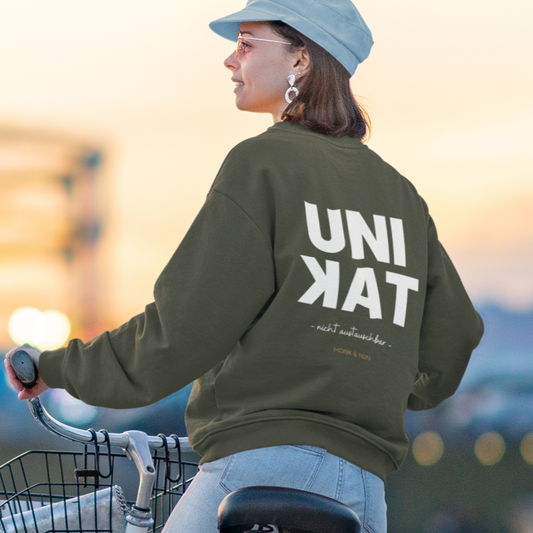 Damen Sweatshirt regular fit "UNIKAT - NICHT AUSTAUSCHBAR"