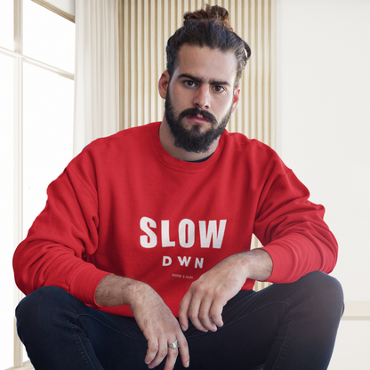 Bio Sweatshirt Unisex "SLOW DOWN"