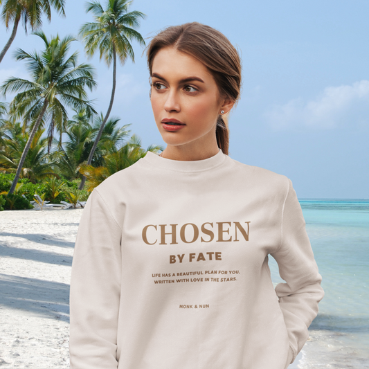 Damen Sweater regular fit "CHOSEN BY FATE"