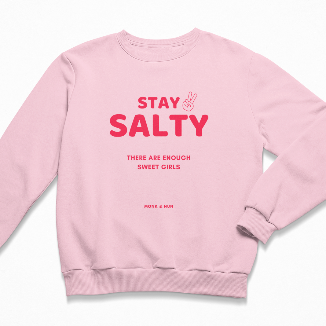 Damen Sweater regular fit "STAY SALTY"