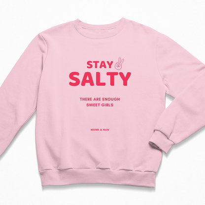 Damen Sweater regular fit "STAY SALTY"