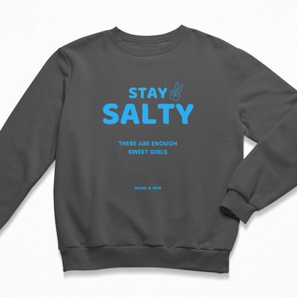 Damen Sweater regular fit "STAY SALTY"