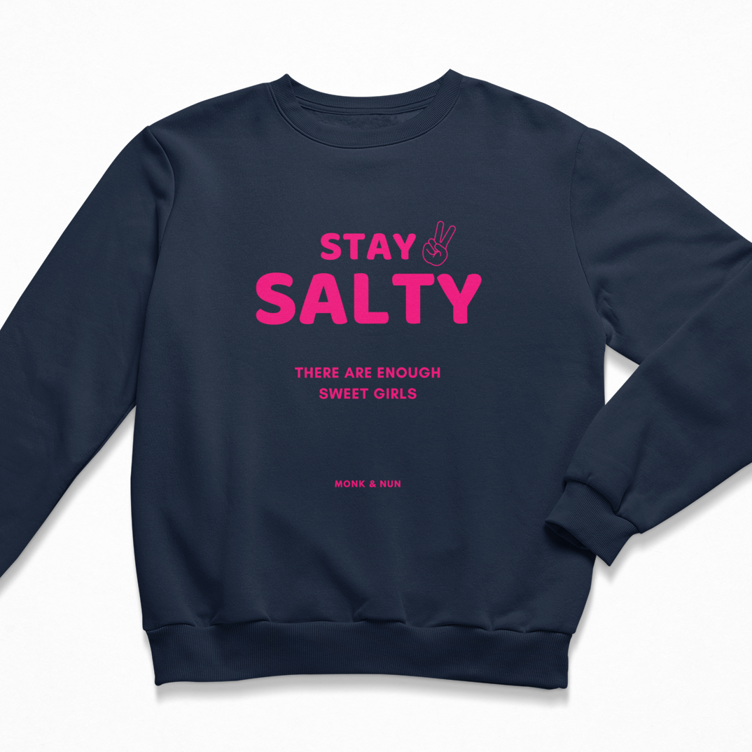 Damen Sweater regular fit "STAY SALTY"