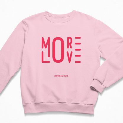 Damen Sweater regular fit "MORE LOVE"