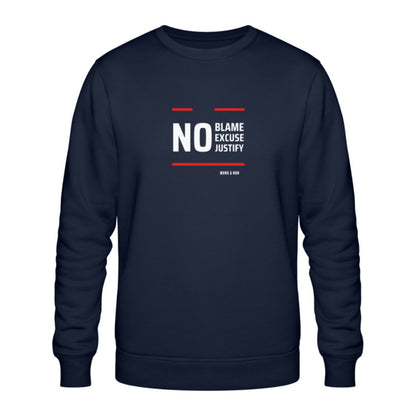 Bio Sweatshirt Unisex "NO BLAME"