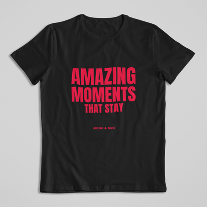 Damen T-Shirt loose fit "AMAZING MOMENTS..."