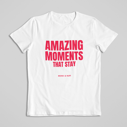 Damen T-Shirt loose fit "AMAZING MOMENTS..."