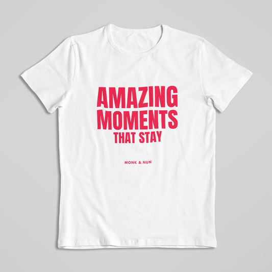 Damen T-Shirt loose fit "AMAZING MOMENTS..."