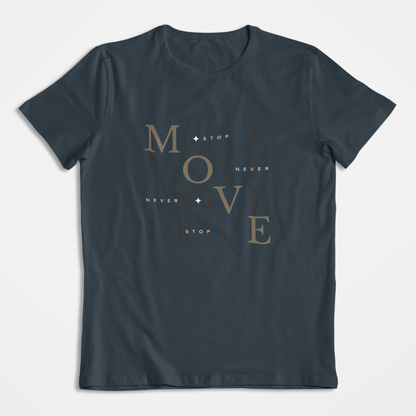 Damen T-Shirt loose fit "MOVE" Bio-Baumwolle