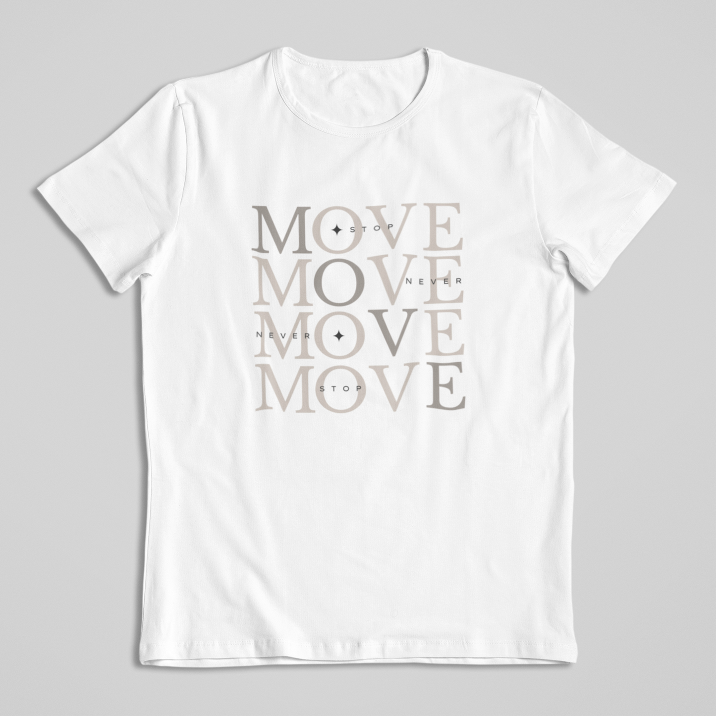 Damen T-Shirt loose fit "MOVE" Bio-Baumwolle