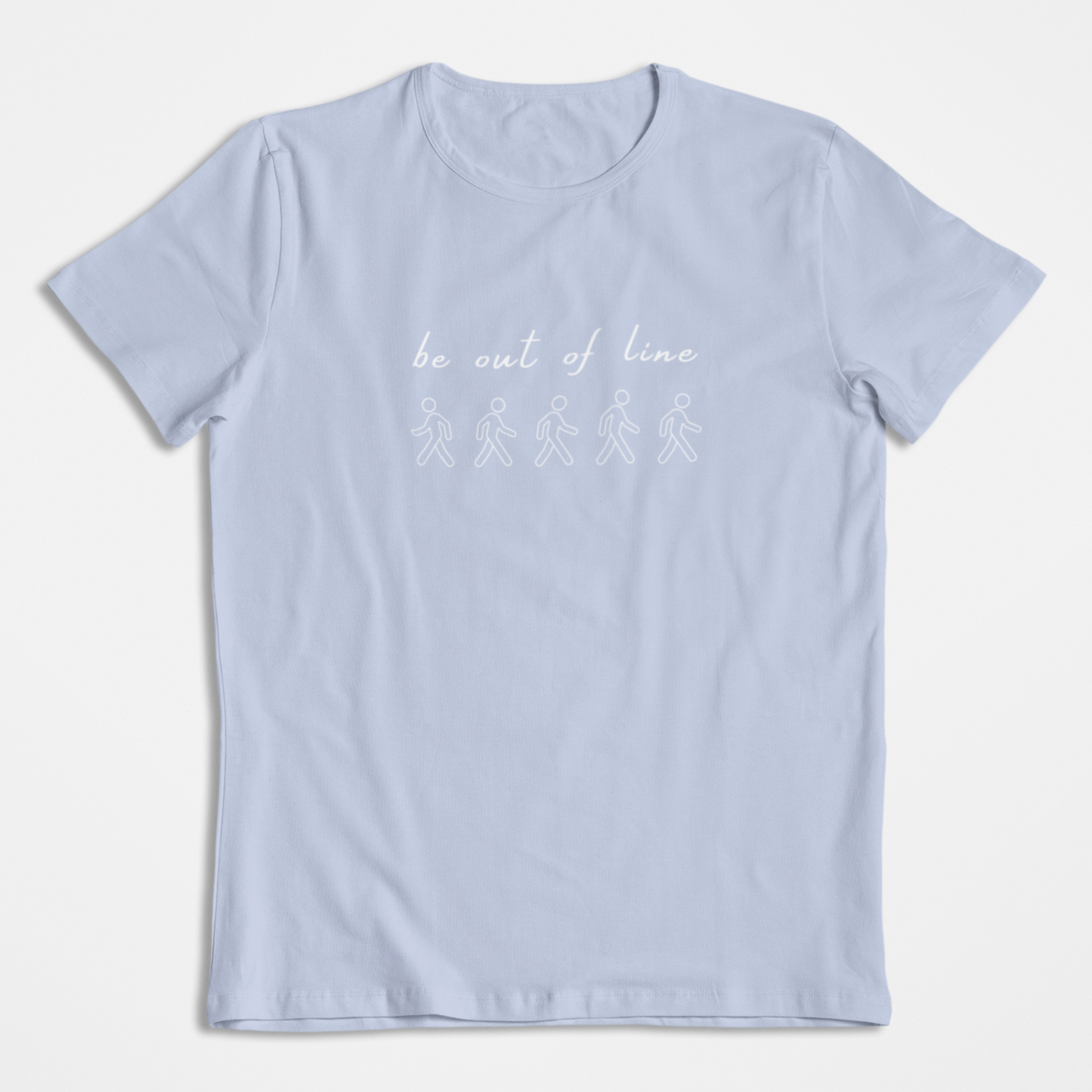 Damen T-Shirt loose fit "BE OUT OF LINE" Bio-Baumwolle