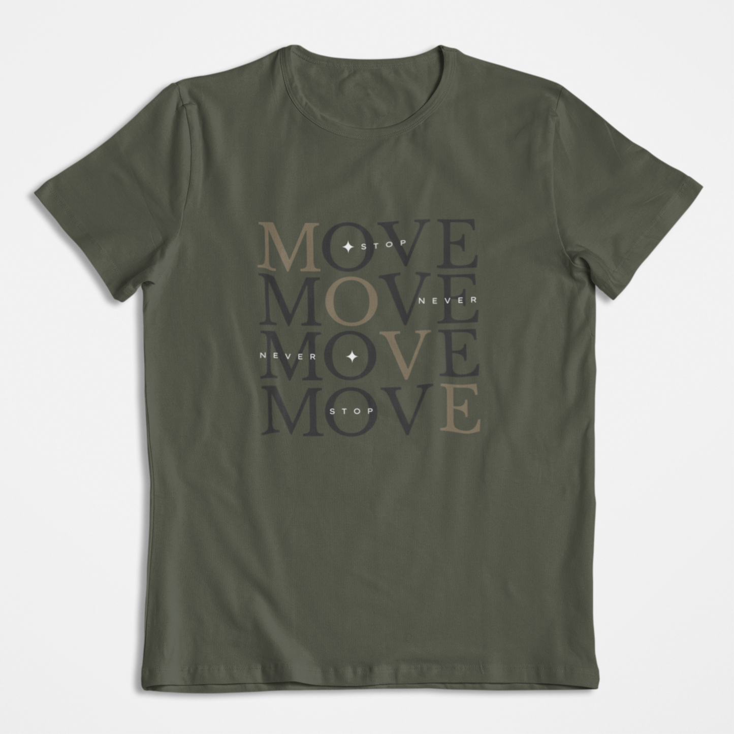 Damen T-Shirt loose fit "MOVE" Bio-Baumwolle